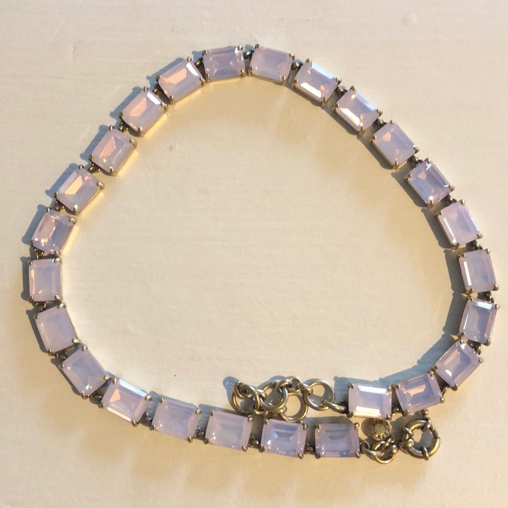 J.Crew iced pink necklace